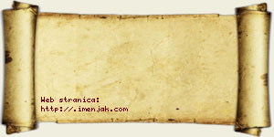 Jelisaveta Jovanić vizit kartica